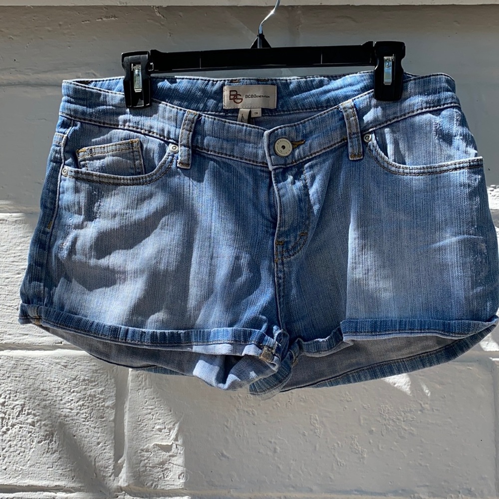 BCBGeneration | blue denim shorts | size 28